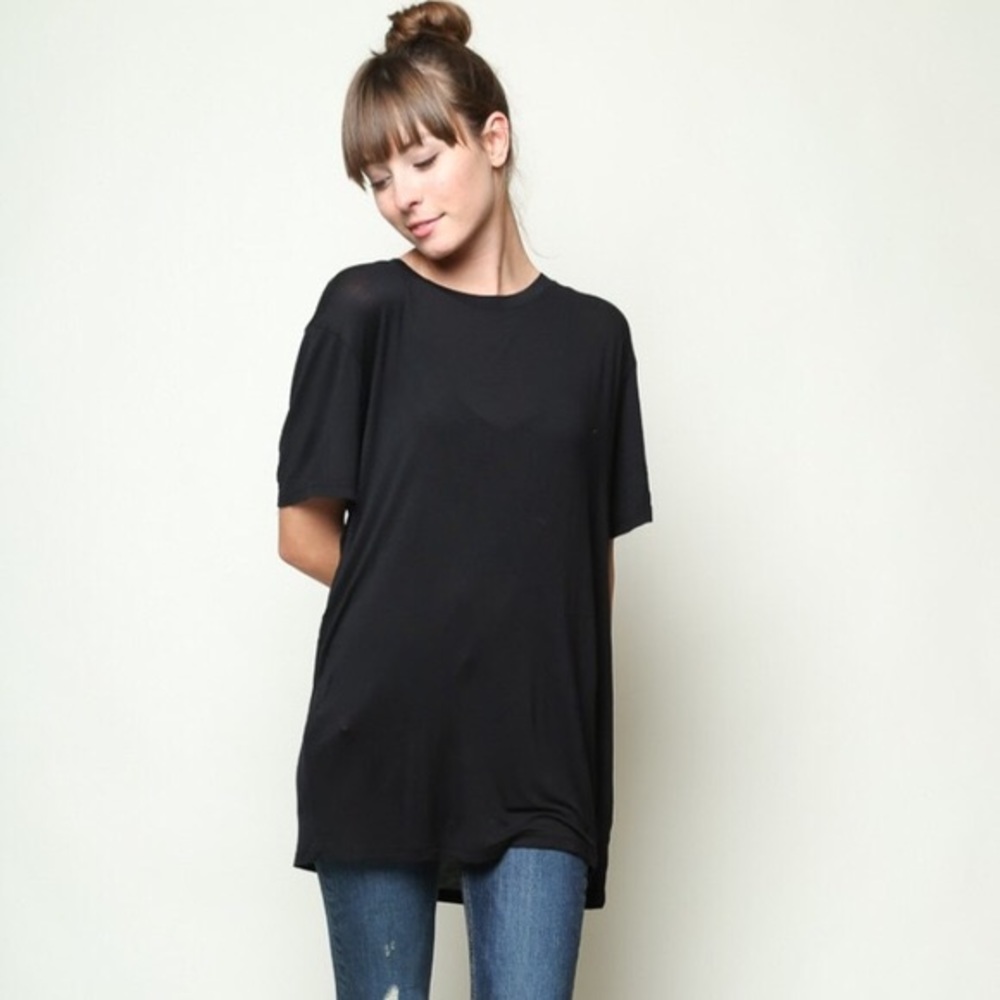 Brandy Melville Black T Shirt Dress